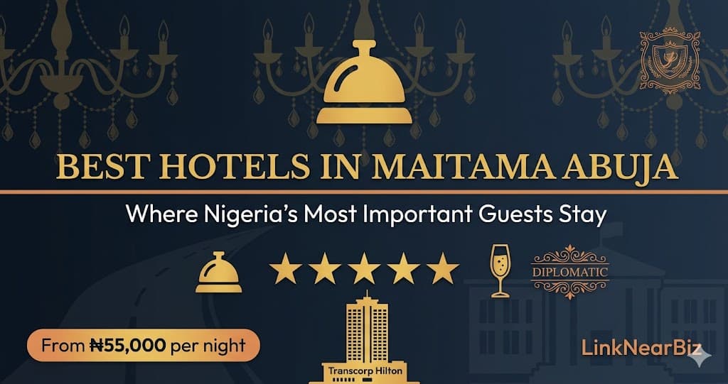 Best hotels in Maitama Abuja — 5 star luxury including Transcorp Hilton and Fraser Suites