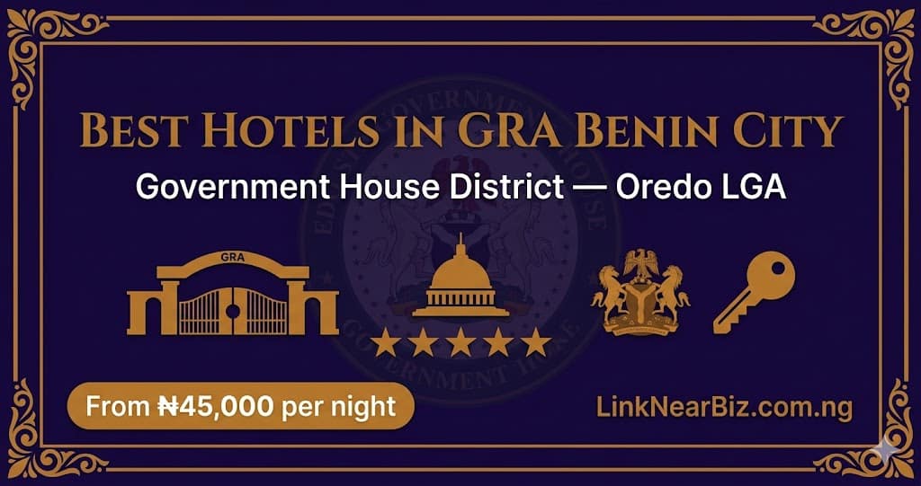 Best hotels in GRA Benin City — Eko Hotels and top 4-5 star accommodation near Government House