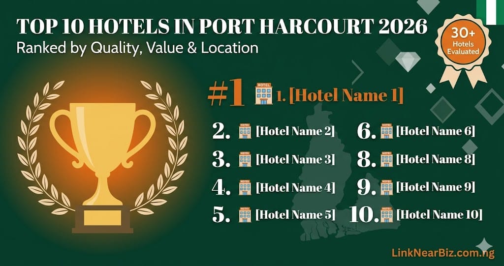 Top 10 hotels in Port Harcourt 2026 — overall ranking by quality and value